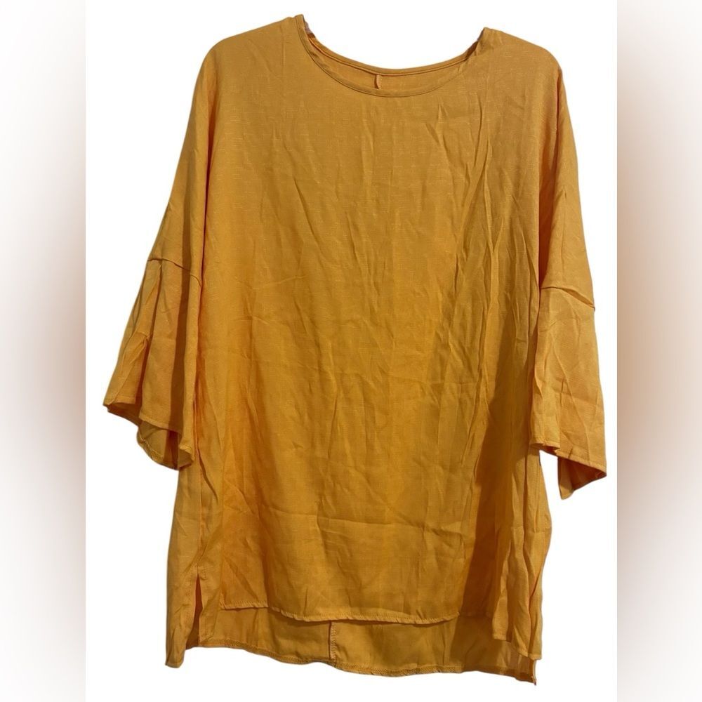 Women's Mustard Tunic Top xl NWOT/NIP